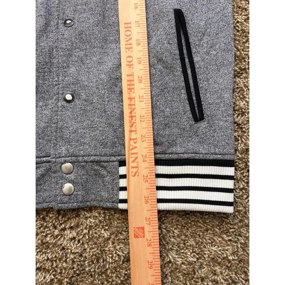 Brooklyn Cloth Lollapaooza Chicago Varsity Snap Button Jacket Mens Size Small